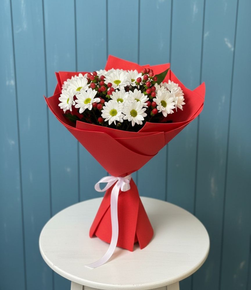 Букет цветов из: Хризантемы в Ага-Батыре