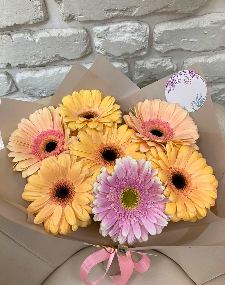 Букет цветов из: Герберы в Ага-Батыре