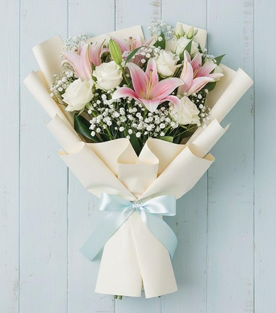 Букет цветов из: Лилии в Ага-Батыре