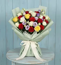 Букет цветов из:  Розы в Ага-Батыре