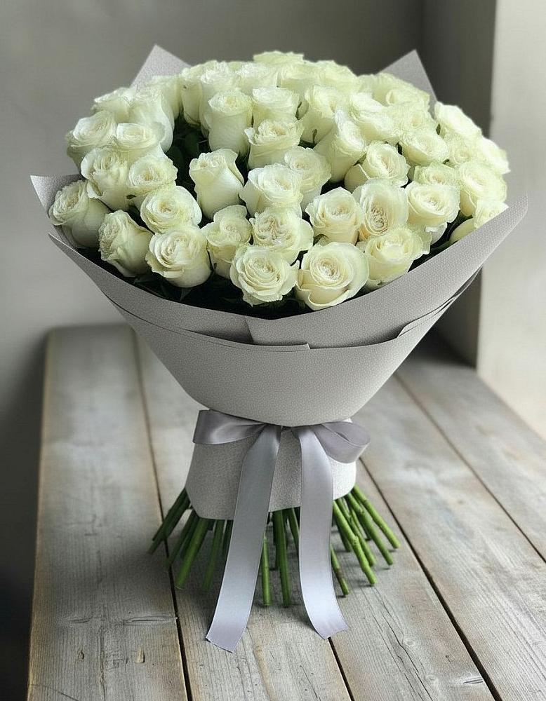 Букет 35 Белых роз в Ага-Батыре