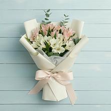 Букет цветов из:  Альстромерии в Ага-Батыре