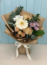 Букет цветов из:  Герберы и Хризантемы #REPLACE_PRED# Ага-Батыре