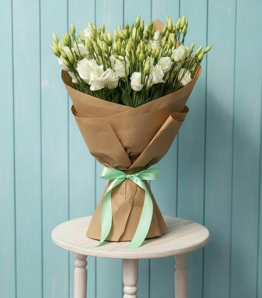 Букет цветов из: Лизиантусы в Ага-Батыре