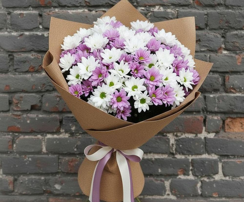 Букет цветов из: Хризантемы в Ага-Батыре