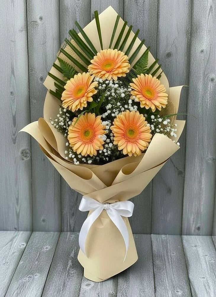 Букет цветов из: Герберы в Ага-Батыре