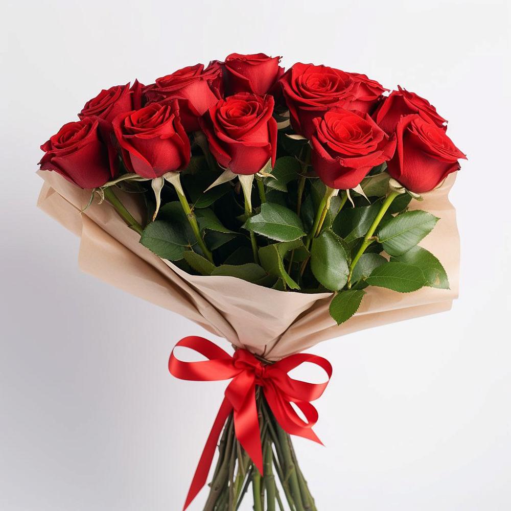 Букет 11 Красных роз Эдлесс Лав в Ага-Батыре